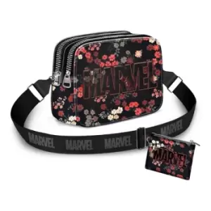 Marvel IBiscuit Shoulder Bag & Card Holder / Mini Purse Bloom