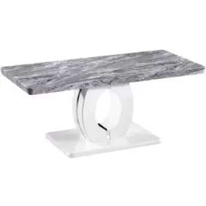 Neptune Marble Effect Top Coffee Table - Shankar