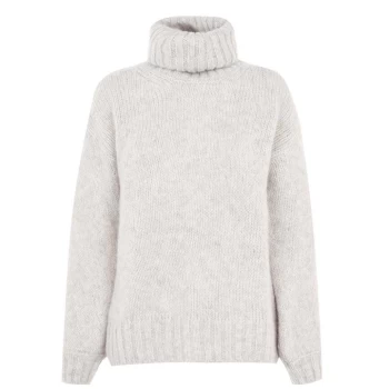 Gant Yarn Turtle Neck Jumper - Grey