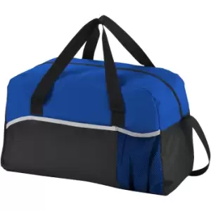 Bullet The Energy Duffel Bag (Pack Of 2) (43.2 x 21.6 x 28 cm) (Solid Black/Royal Blue)