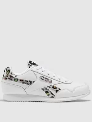 Reebok Royal Classic Jog 3.0, White/Multi, Size 4