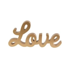 Sass & Belle Gold Love Standing Letters