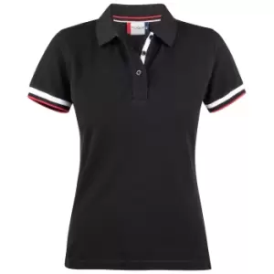 Clique Womens/Ladies Newton Polo Shirt (M) (Black)