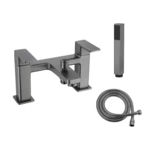 Barkway Bath Shower Mixer Tap Gun Metal