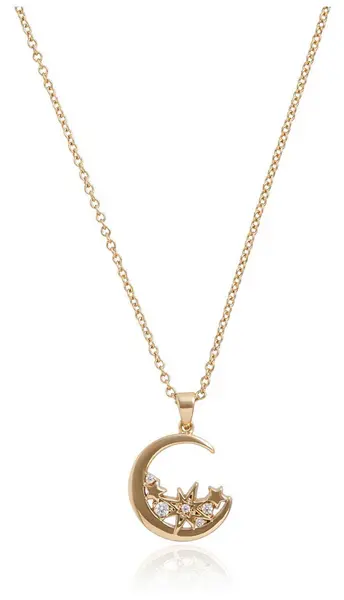 Olivia Burton OBJCLN35 Celestial Cluster Moon Necklace Gold Jewellery