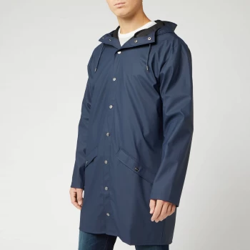 Rains Long Jacket - Blue - S/M