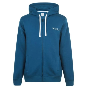 Jack Wills Pinebrook Zip Hoodie - Teal