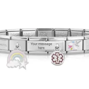 Nomination Classic Silver Enchanting Medical Charm Bracelet