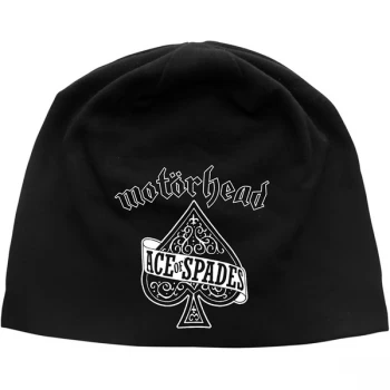 Motorhead - Ace of Spades Unisex Beanie Hat - Black