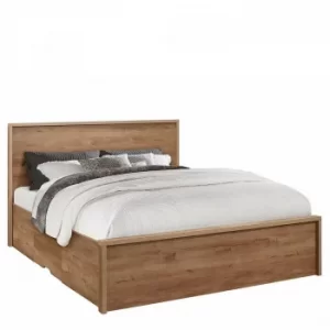 Stockwell Rustic Oak Effect Bed