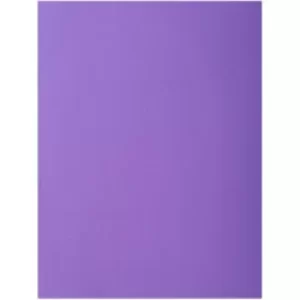 Rock"s 2 Flap Folders A4, Dark Purple, 5 Packs of 50