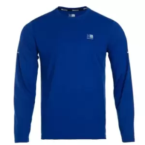 Karrimor Long Sleeve Run T Shirt Mens - Blue