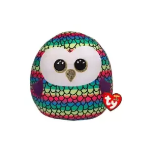 TY Owen Owl - Squish-A-Boo Plush Toy 14"