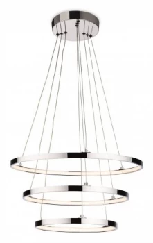 Integrated LED Ceiling Pendant Chrome