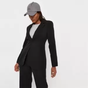 Missguided Petite Tailored Skinny Blazer Coord - Black