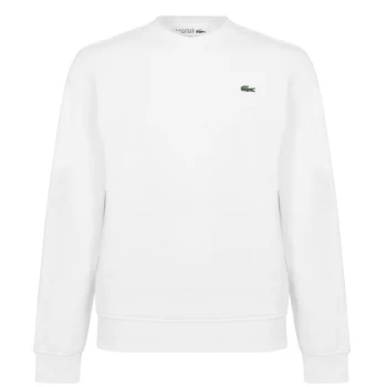 Lacoste Fleece Sweatshirt - White