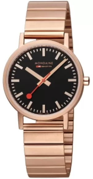 Mondaine Watch Classic Rose Gold