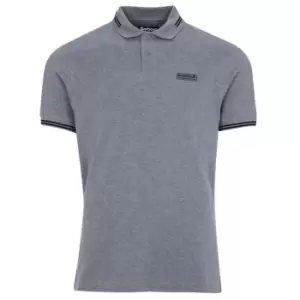 Barbour International Essential Tipped Polo - Grey