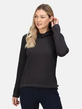 Regatta Kyrielle Fleece - Black, Grey, Size 10, Women