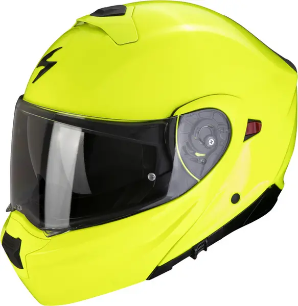 Scorpion Exo-930 Evo Solid Yellow Fluo Modular Helmet XS