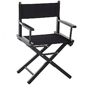 HOMCOM Folding Chair Black Beech, Oxford Fabric 833-459BK