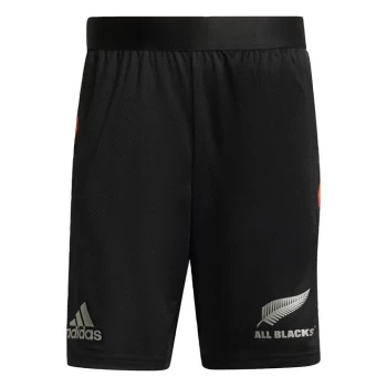 adidas All Blacks Primeblue Rugby Gym Shorts Mens - Black