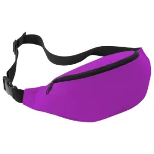 Bagbase Adjustable Belt Bag (2.5 Litres) (Pack of 2) (One Size) (Fuchsia)