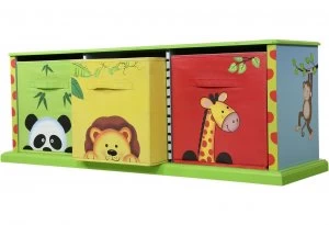 Fantasy Fields Sunny Safari 3 Bag Storage Cabinet.