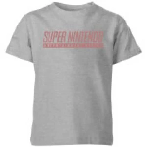 Nintendo SNES Kid's T-Shirt - Grey - 7-8 Years