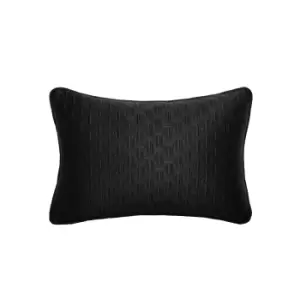 Ted Baker T Quilted Cushion 60cm x 40cm, Black