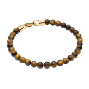 Brown Tigers Eye Beaded Bracelet B5427Y