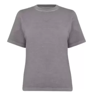 Reebok Washed T Shirt Ladies - Grey