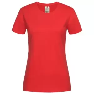 Stedman Womens/Ladies Classic Organic T-Shirt (M) (Scarlet Red)