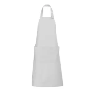 SOLS Unisex Gala Long Bib Apron / Barwear (ONE) (White)