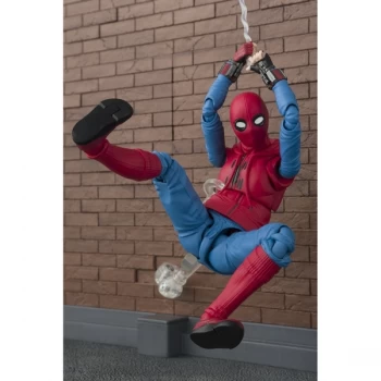 Spider-Man Home Suit and Wall SH Figuarts