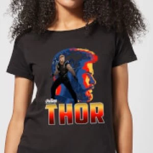 Avengers Thor Womens T-Shirt - Black - XL