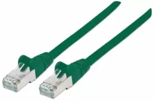 Intellinet Network Patch Cable, Cat7 Cable/Cat6A Plugs, 1m, Green,...