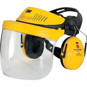 G500 Industrial Headgear Visor, Optime II Ear Muff