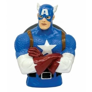 Marvel Bust Bank Captain America