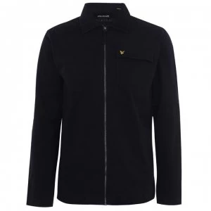 Lyle and Scott Lyle Twill Overshirt - Dark Navy Z271