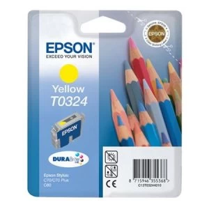 Epson Pencil T0324 Yellow Ink Cartridge