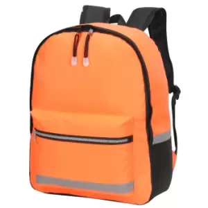 Shugon Gatwick Hi-Vis Backpack (18 Litres) (Pack of 2) (One Size) (Hi Vis Orange)