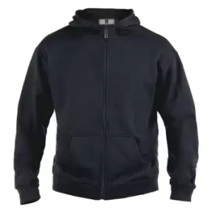 Duke Mens Rockford Kingsize Cantor Zip Through Hooded Sweatshirt (6XL) (Black)