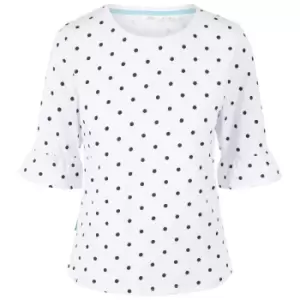 Trespass Womens/Ladies Hokku Dotted T-Shirt (XXS) (White)