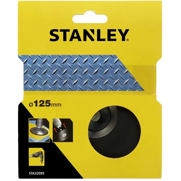 Stanley 125mm Drill Backing Pad - STA32095-XJ