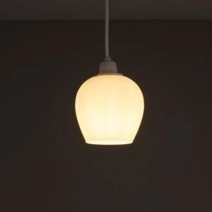 Brandy Opal White Frosted Light Shade D120mm