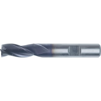 14.00MM Series 06 HSS-Co 8% 3 Flute Weldon Shank Slot Drills - TiAlN Coated