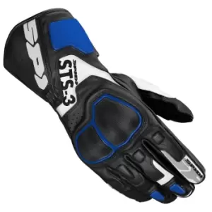 Spidi Sts-3 Black Blue Motorcycle Gloves 2XL