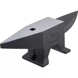 VEVOR Cast Iron Anvil, 132 Lbs(60kg) Single Horn Anvil with Large Countertop and Stable Base, High Hardness Rugged Round Horn Anvil Blacksmith, for Be