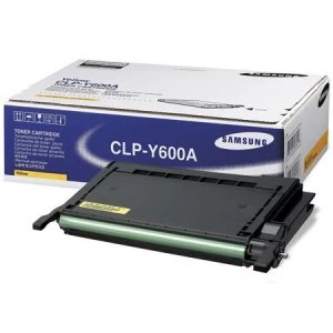 Samsung CLP-Y600A Yellow Laser Toner Ink Cartridge